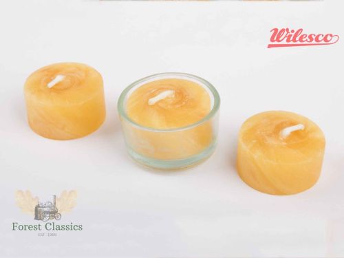 BWC Beeswax candles x3